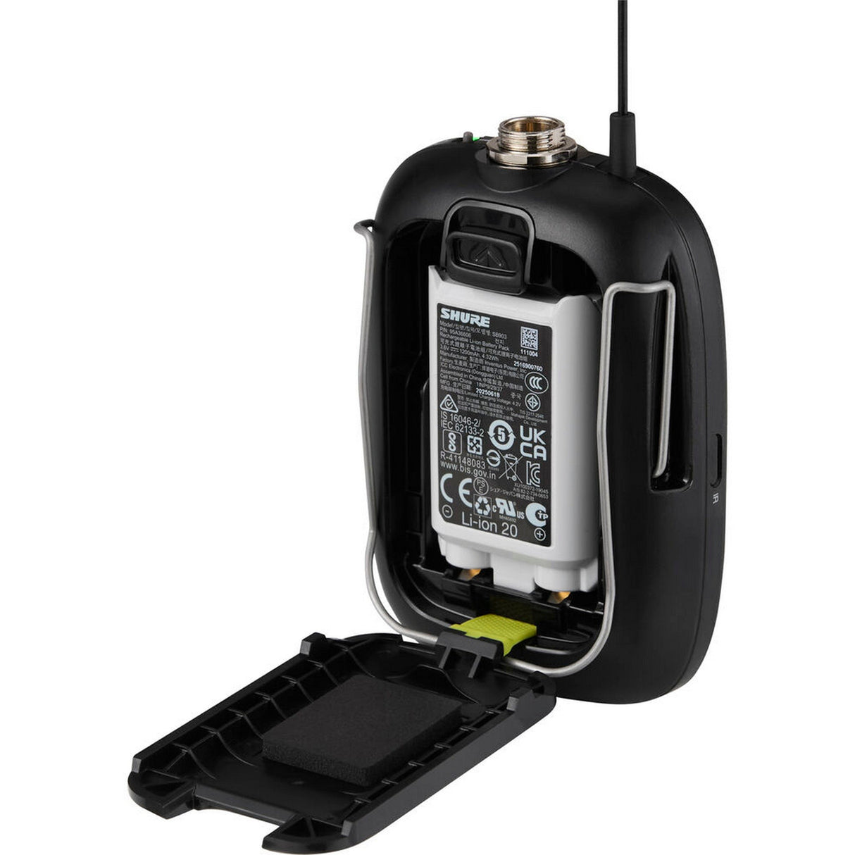 Shure SLXD1+ Digital Wireless Bodypack Transmitter (G57 Band)