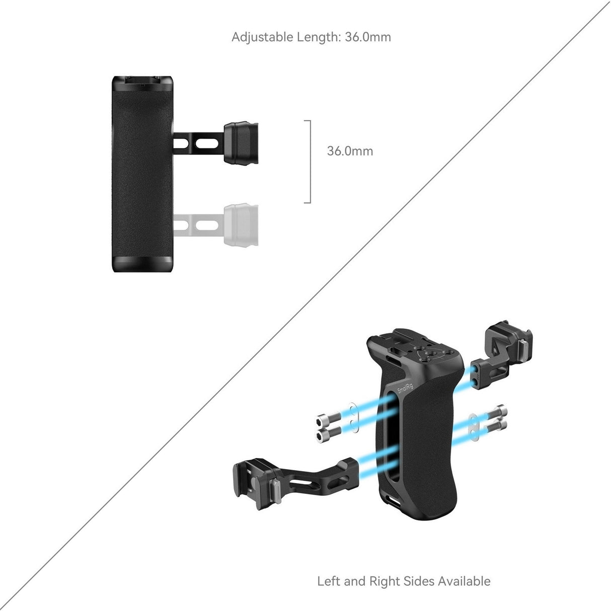 SmallRig 5633 HawkLock H21 Quick Release Side Handle Camera Rig Accessory