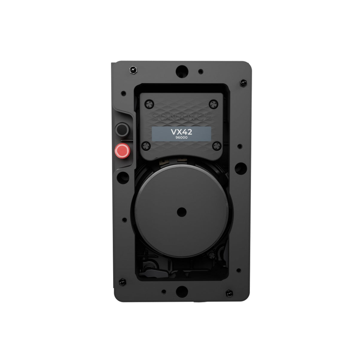 Sonance VX 4-Inch Rectangle In-Wall Speaker with White Micro Trim Grille Pair