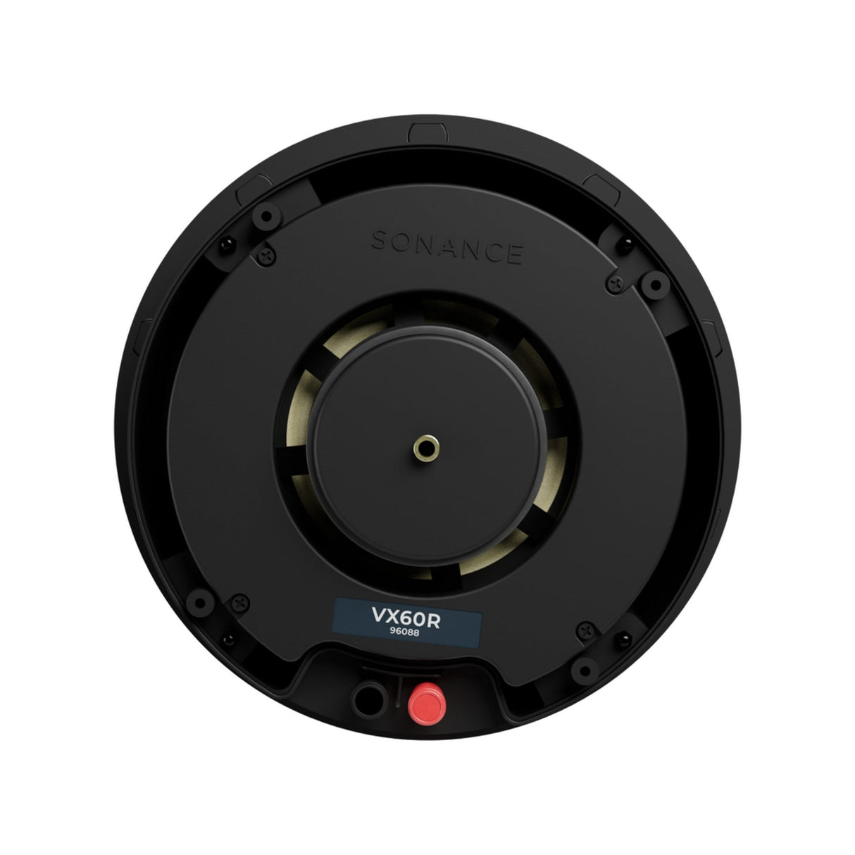 Sonance VX Series 6-Inch Round In-Ceiling Speaker with White Micro Trim Grille Pair