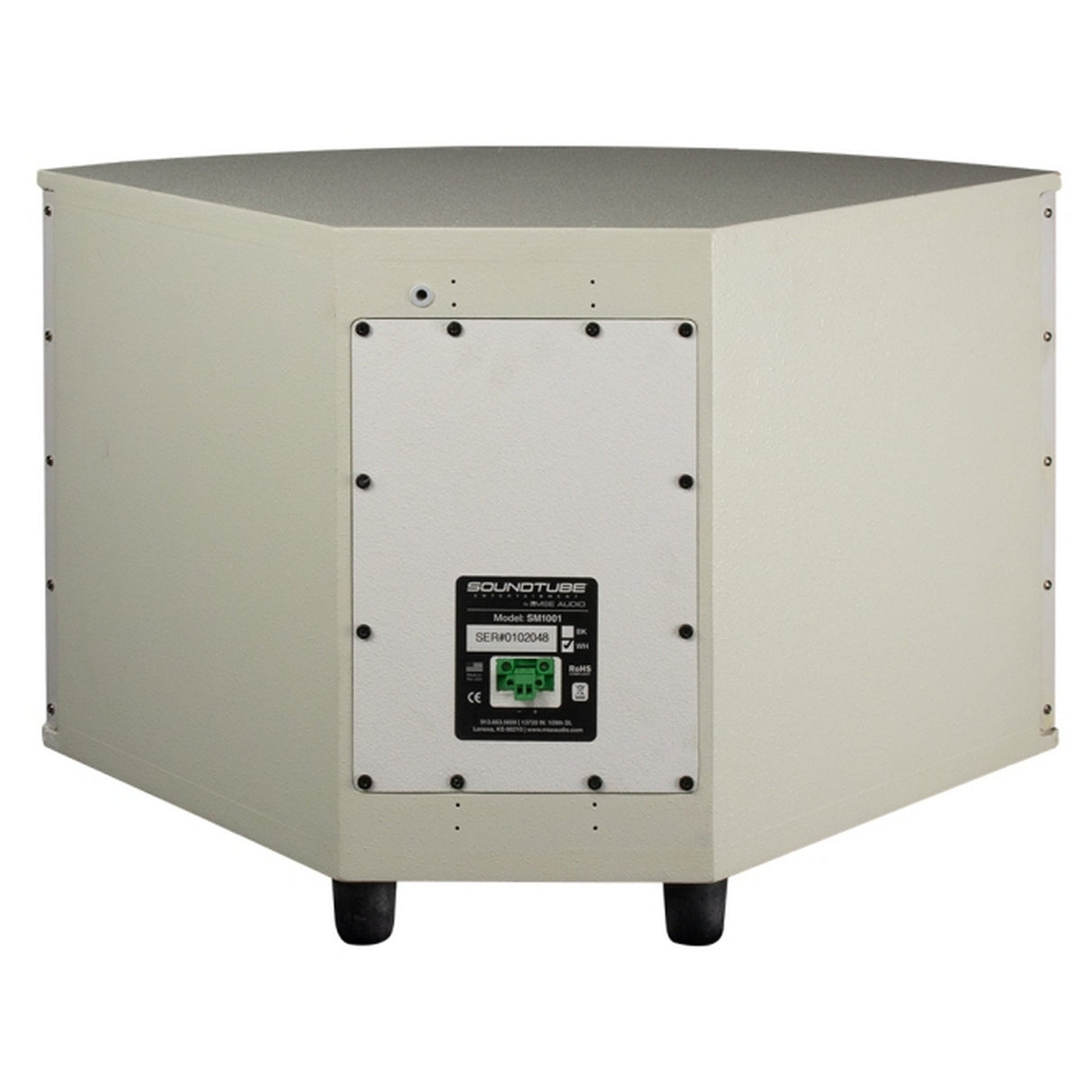 SoundTube SM1001 10-Inch MDF-Panel Subwoofer with Passive Radiator