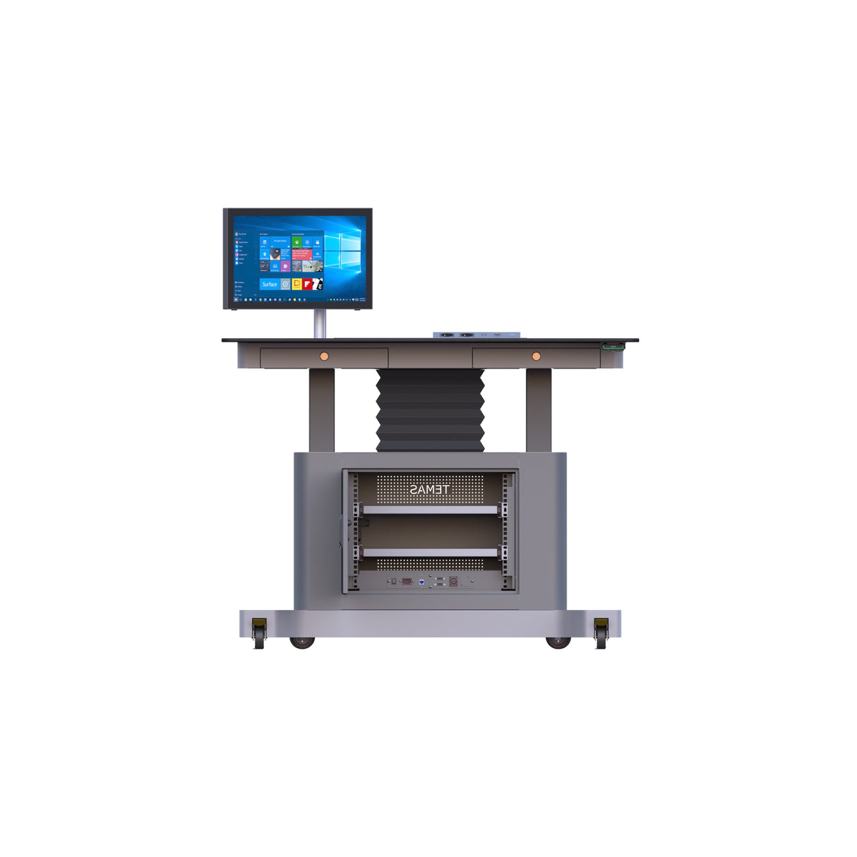 TEMAS AstroSync AS130M Motorized Height-Adjustable Control Room Console