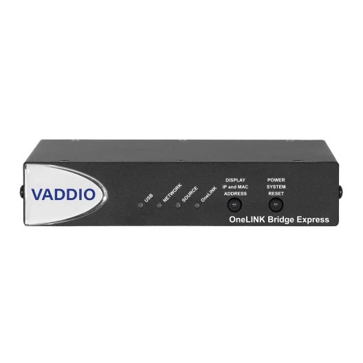 Vaddio RoboSHOT 12E HDBT PTZ Camera with OneLINK Bridge Express System