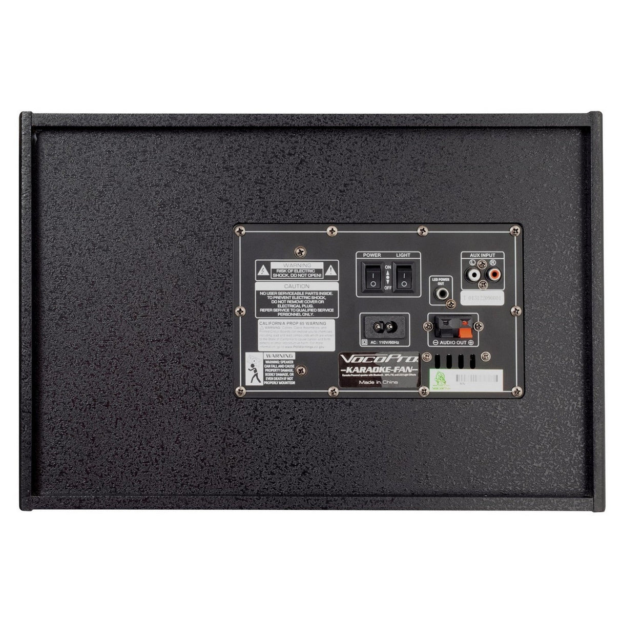 VocoPro K-FAN-SINGER Bluetooth Stereo Karaoke System