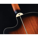 Washburn EA15 Festival Series Mini Jumbo Cutaway Acoustic Electric Guitar, Tobacco Burst