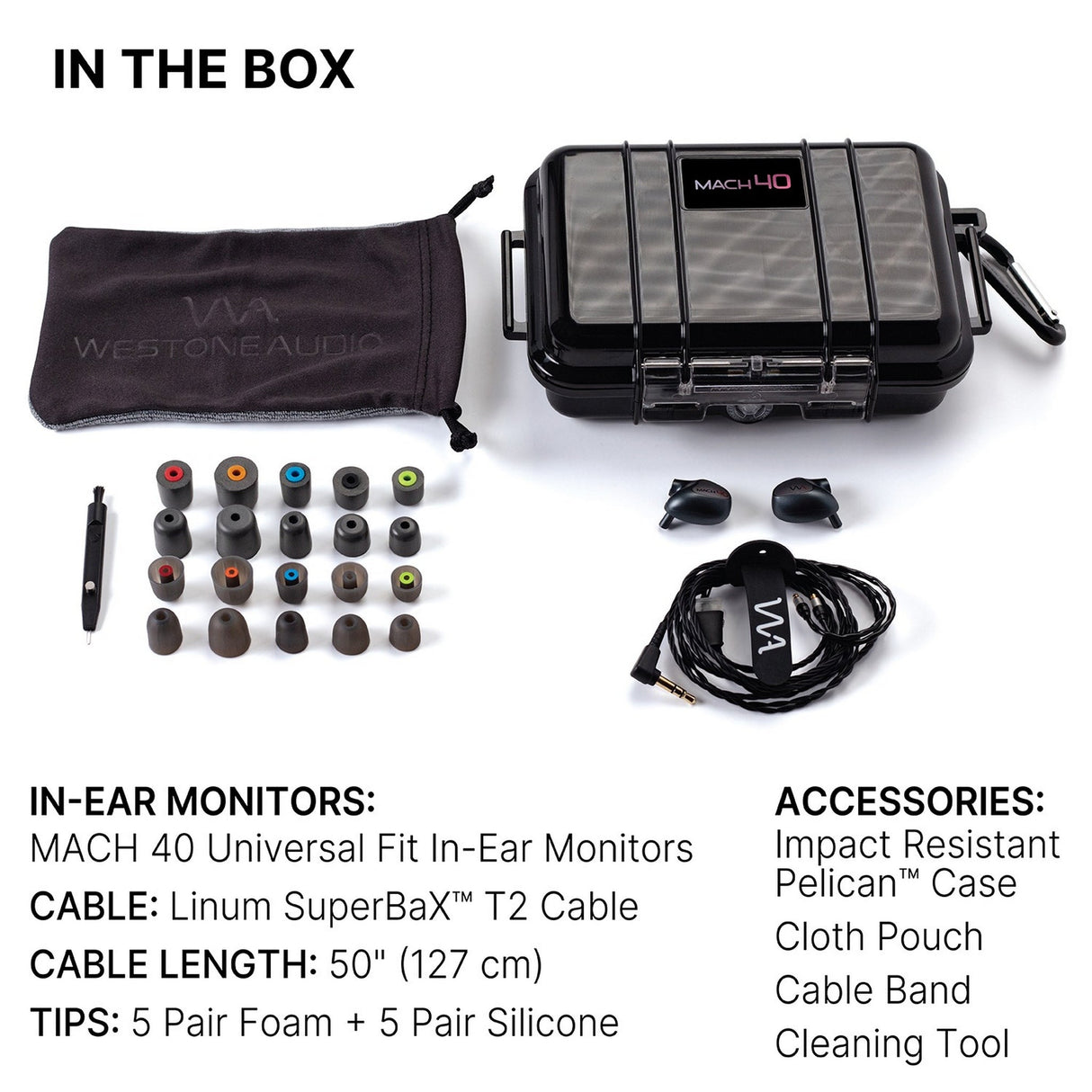 Westone MACH 40 Quad-Driver In-Ear Monitors