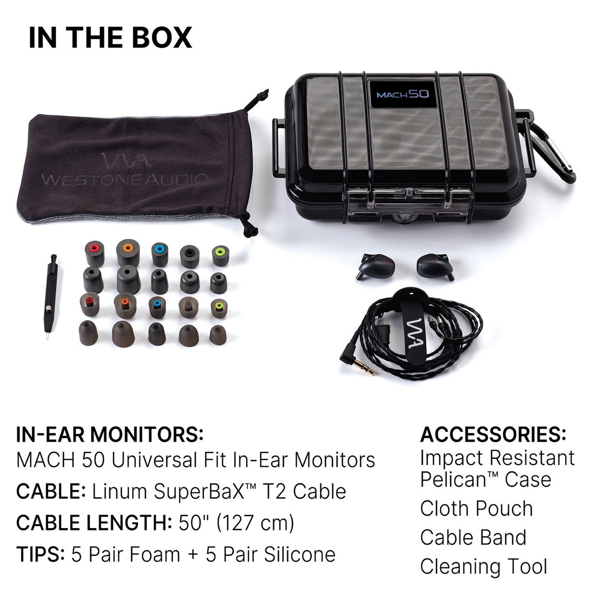 Westone MACH 50 5-Driver In-Ear Monitors