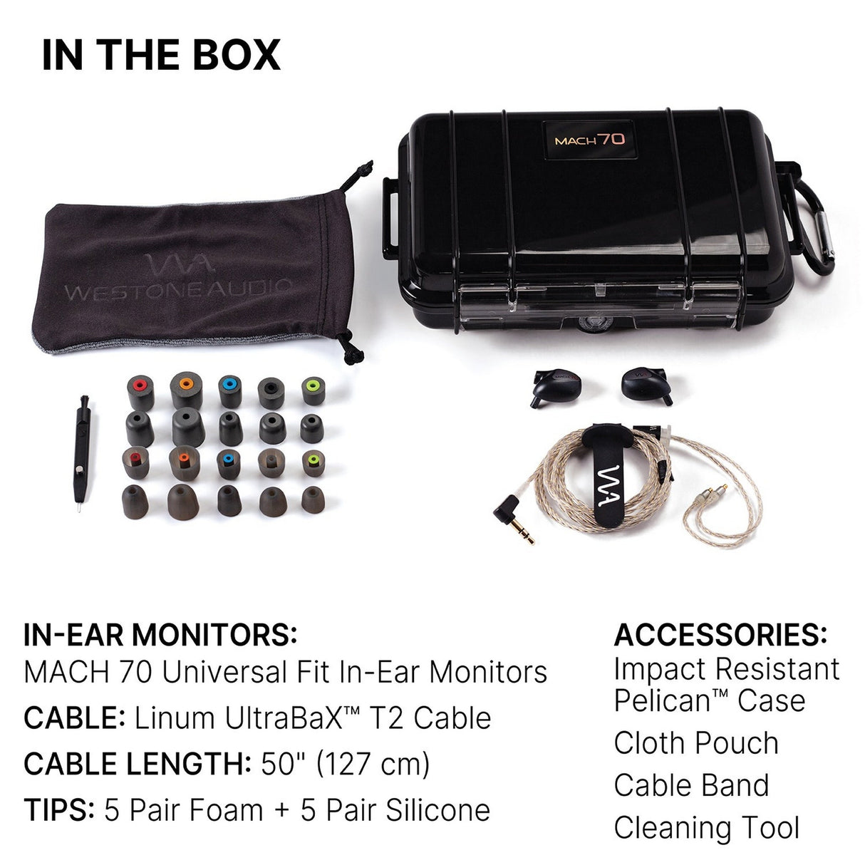 Westone MACH 70 7-Driver In-Ear Monitors