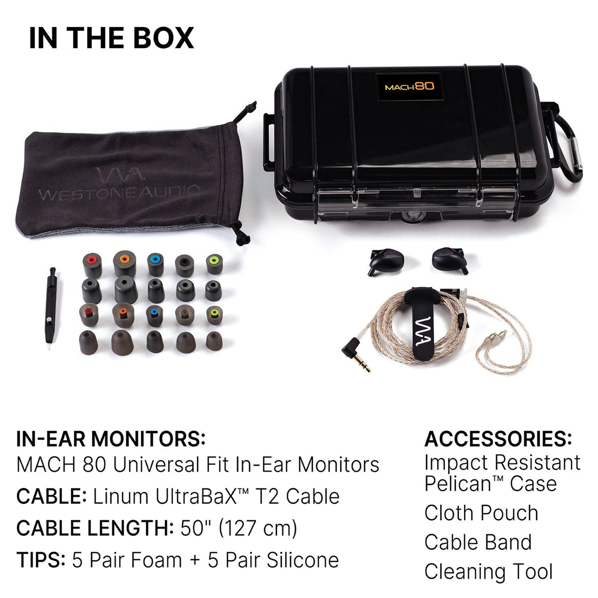 Westone MACH 80 8-Driver In-Ear Monitors