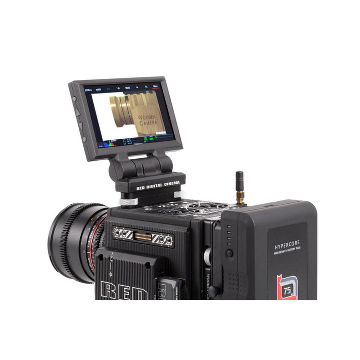 Wooden Camera Tool-less LCD/EVF Adapter for RED DSMC2 Camera
