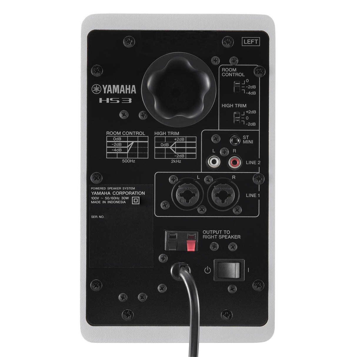 Yamaha HS3 2-Way 3.5-Inch Powered Studio Monitors, White Pair
