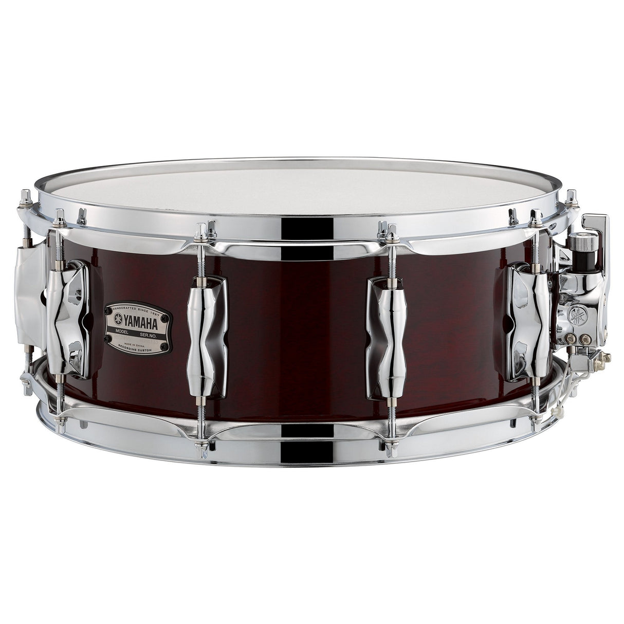 Yamaha Recording Custom Birch Snare Drum 10 1-Piece Lugs 1.6 Millimeter Steel Hoops - Classic Walnut / 14 x 5.5 inches