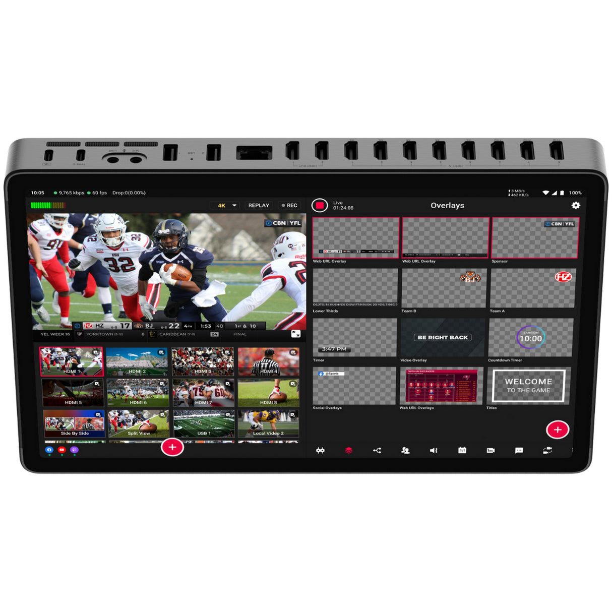 YOLOLIV YoloBox Extreme 4K Multi-Input Live Streaming Studio