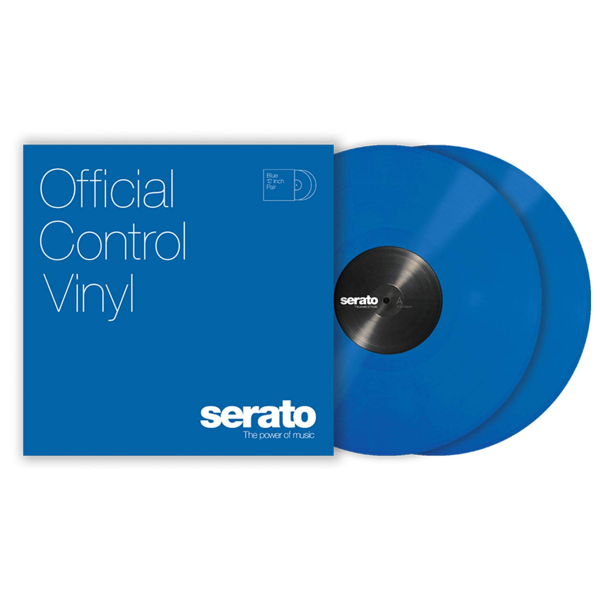 Serato 12-Inch Control Vinyl Blue Pair