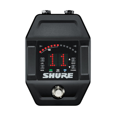 Shure GLXD6 + Digital Wireless Dual Band Guitar Pedal Receiver Z3 2.4 5.8 GHz