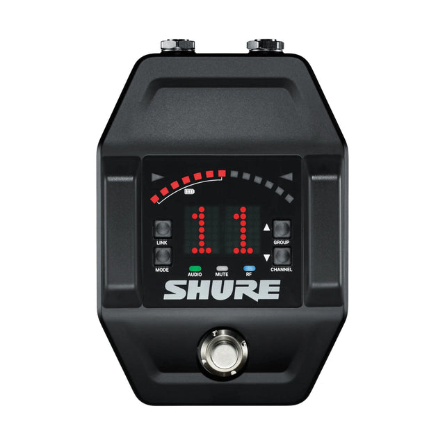 Shure GLXD6 + Digital Wireless Dual Band Guitar Pedal Receiver Z3 2.4 5.8 GHz