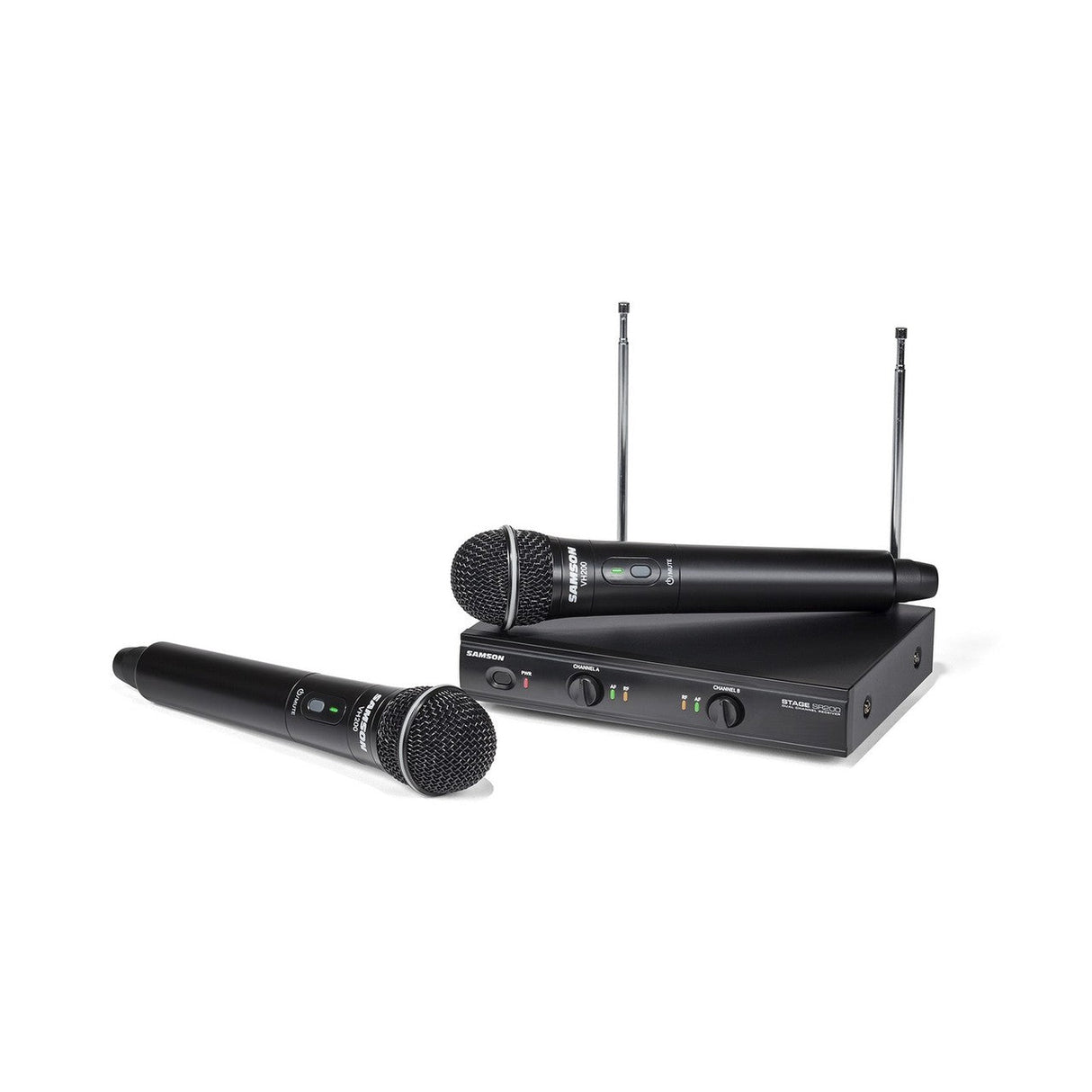 Samson Stage 200 Dual Channel B Handheld Microphone VHF Wireless System