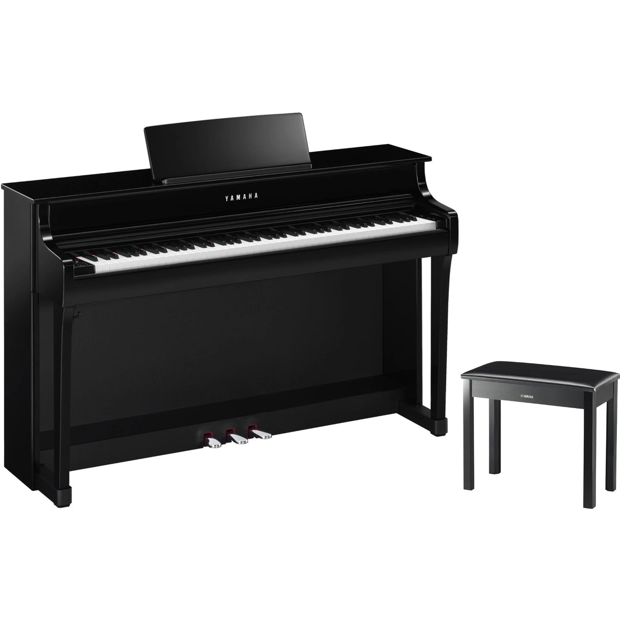 Yamaha CLP-835 Clavinova 88-Key Console Digital Piano Polished Ebony