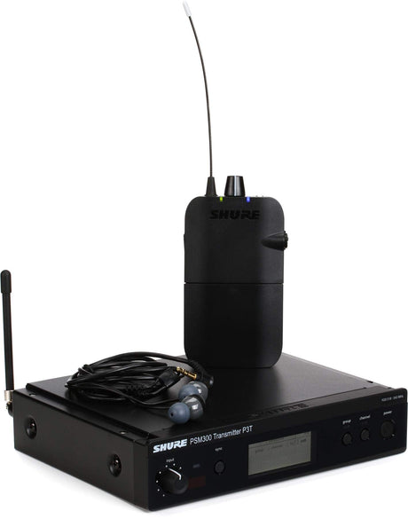 Shure P3TR112GR PSM 300 Wireless In-Ear Monitoring System with SE112-GR H20