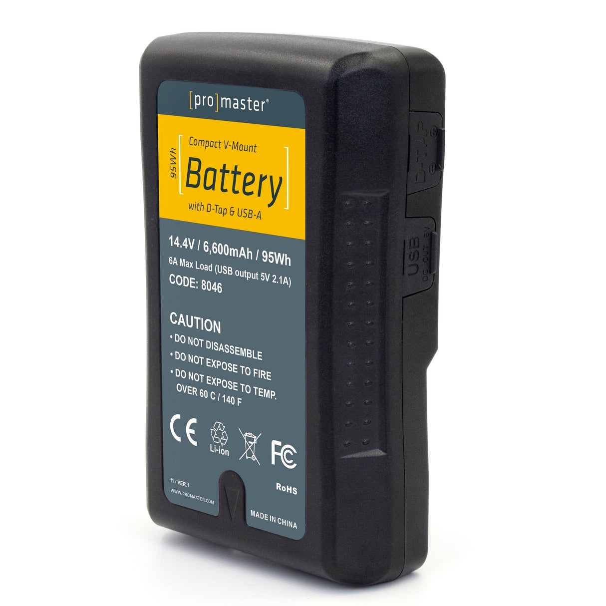 ProMaster 95Wh V-Mount Battery/Charger Kit with D-Tap and USB-A