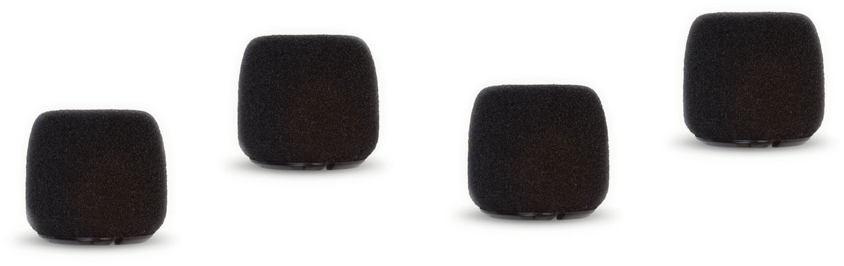 Shure ACVO4WS-B Foam Windscreen for Centraverse Overhead Condenser Microphones Black 4-Pack