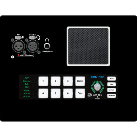 Sonifex AVN-TB6D 6 Button Talkback Intercom Desktop