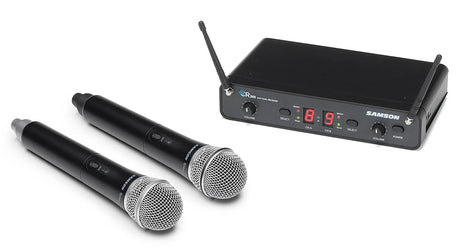 Samson Concert 288 Handheld Dual Channel Wireless Microphone System Band I 518-542MHz/542-566MHz