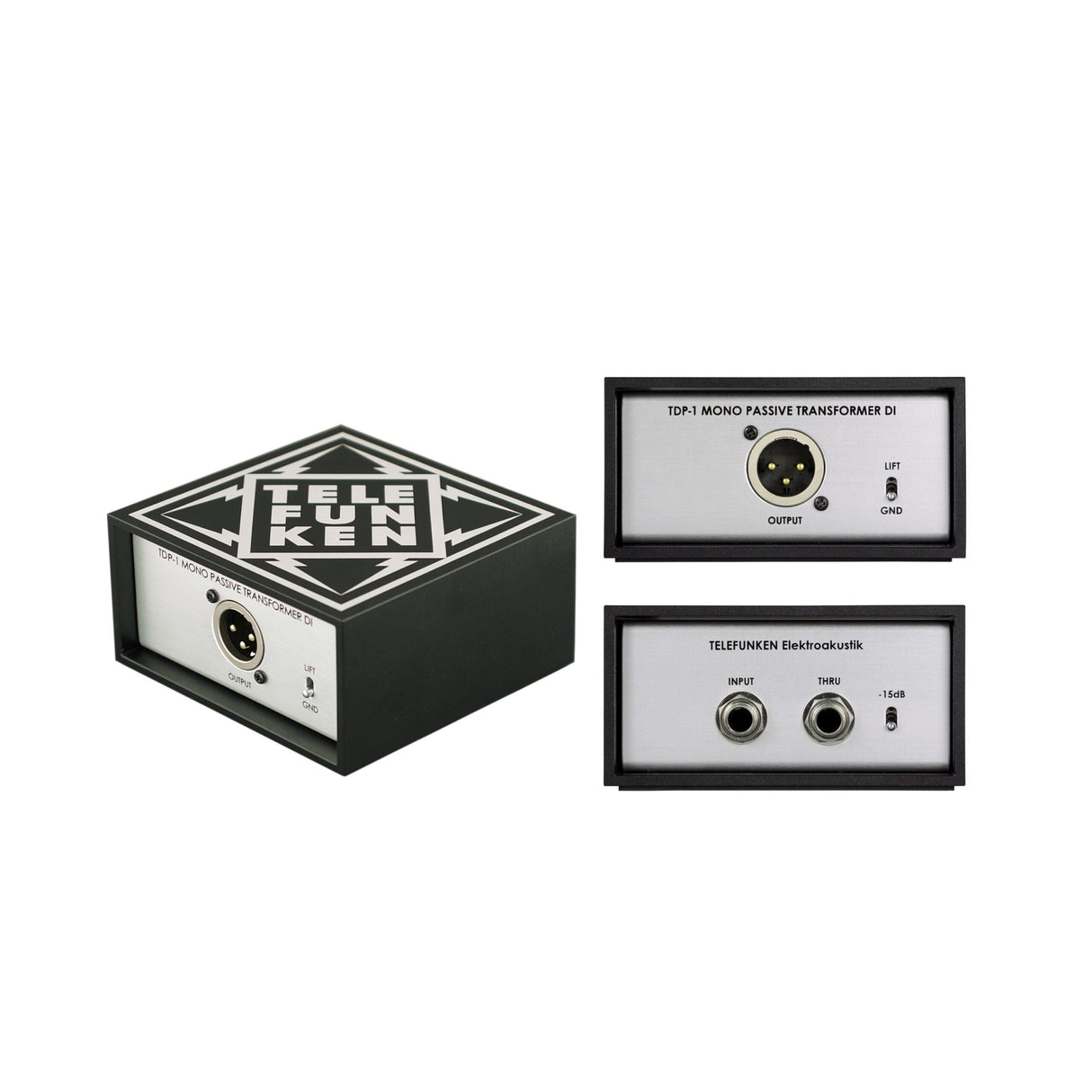 Telefunken TDP-1 Passive Mono Direct Injection Box