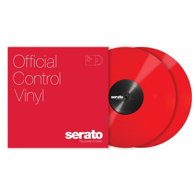 Serato 12-Inch Control Vinyl Red Pair
