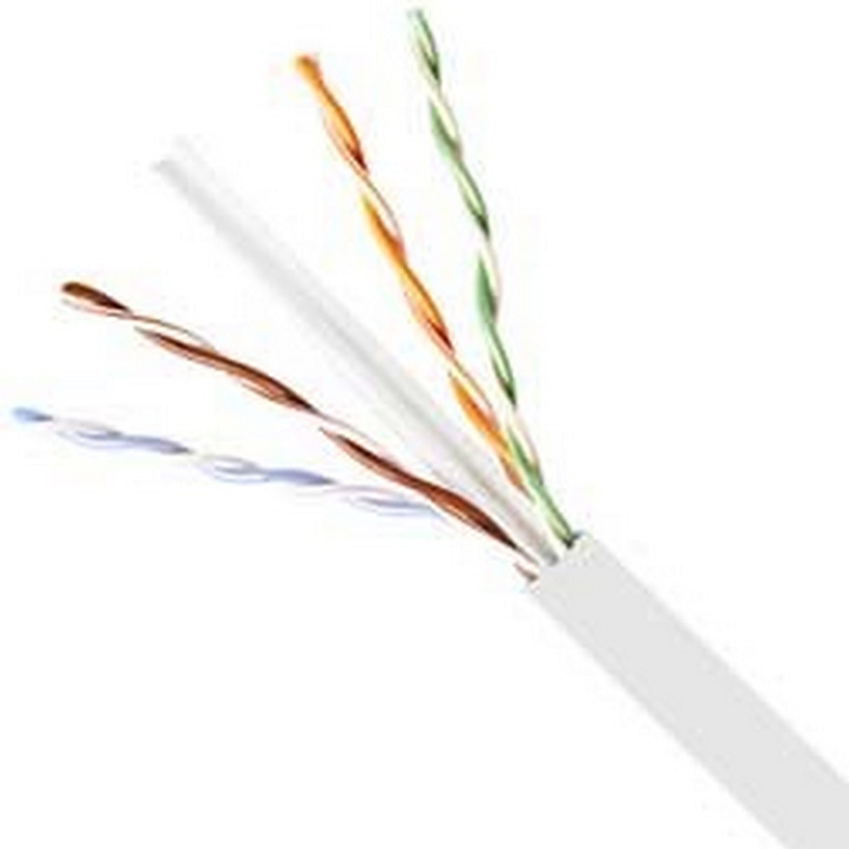 Genesis Cat 6 Plus 23G Riser Cable 1000 Foot Reel In Box White