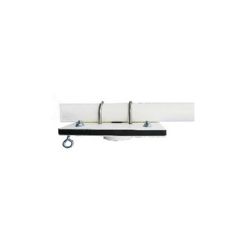 Nigel B Design NB-HDAVPM-W Heavy Duty Anti-Vibration Pole Mounting Plate White