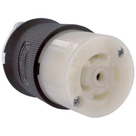 Whirlwind HBL2813 4-Pole 5-Wire 30A 120/208VAC Y-Type Twist-Lock L21-30R Grounding Connector