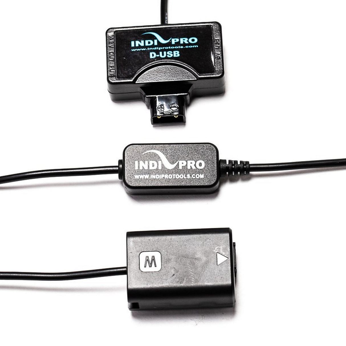 IndiPRO MINIA7S Tri-Tap with Sony NP-FW50 Type Dummy Battery 30-Inch Regulated