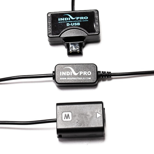 IndiPRO MINIA7S Tri-Tap with Sony NP-FW50 Type Dummy Battery 30-Inch Regulated