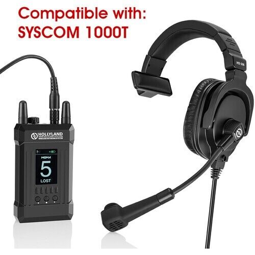 Hollyland LDSE-Headset-S1000T Dynamic Single-Ear Headset for Syscom 1000T