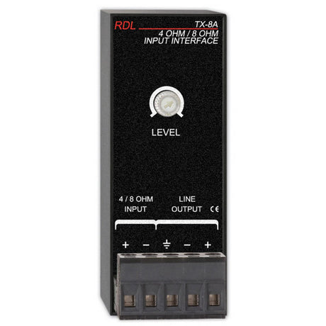 RDL TX-8A 4 Ohm/8 Ohm Input Interface