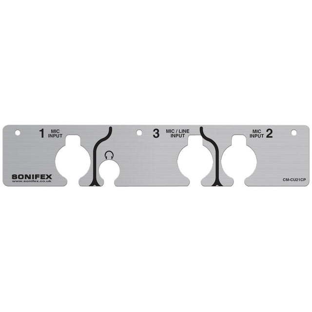 Sonifex Front Cover Plate for CM-CU21 Commentator Unit