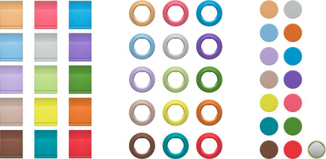 Sennheiser EW-D COLOR CODING SET Colored Labels for Wireless Link Identification