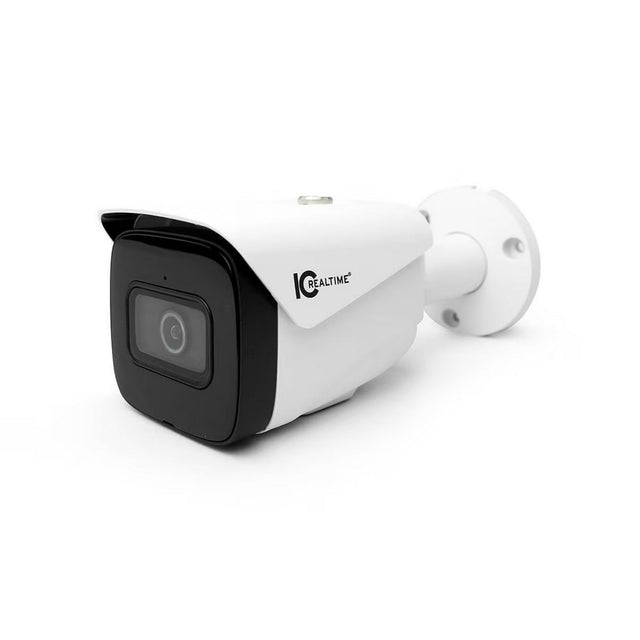 IC Realtime IPEL-B80F-IR 8MP IP Indoor/Outdoor Fixed Bullet Camera - White