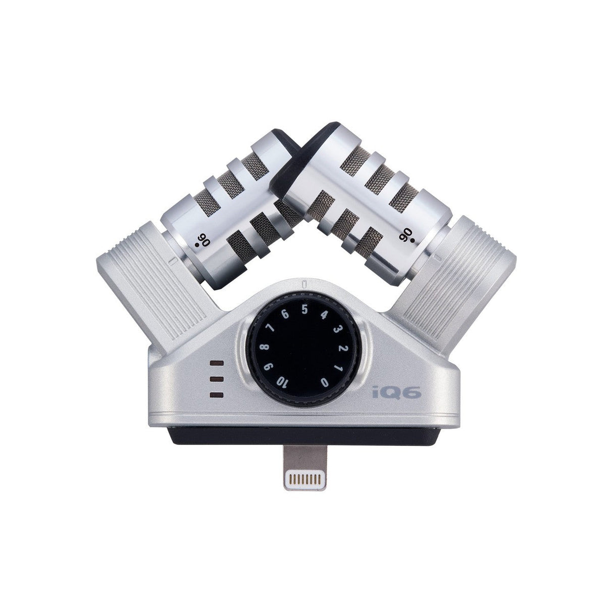 Zoom IQ6 16 Bit 48kHz IOS Iphone Ipad Ipod Touch Powered Portable Unidirectional X/Y Stereo Condenser Microphone