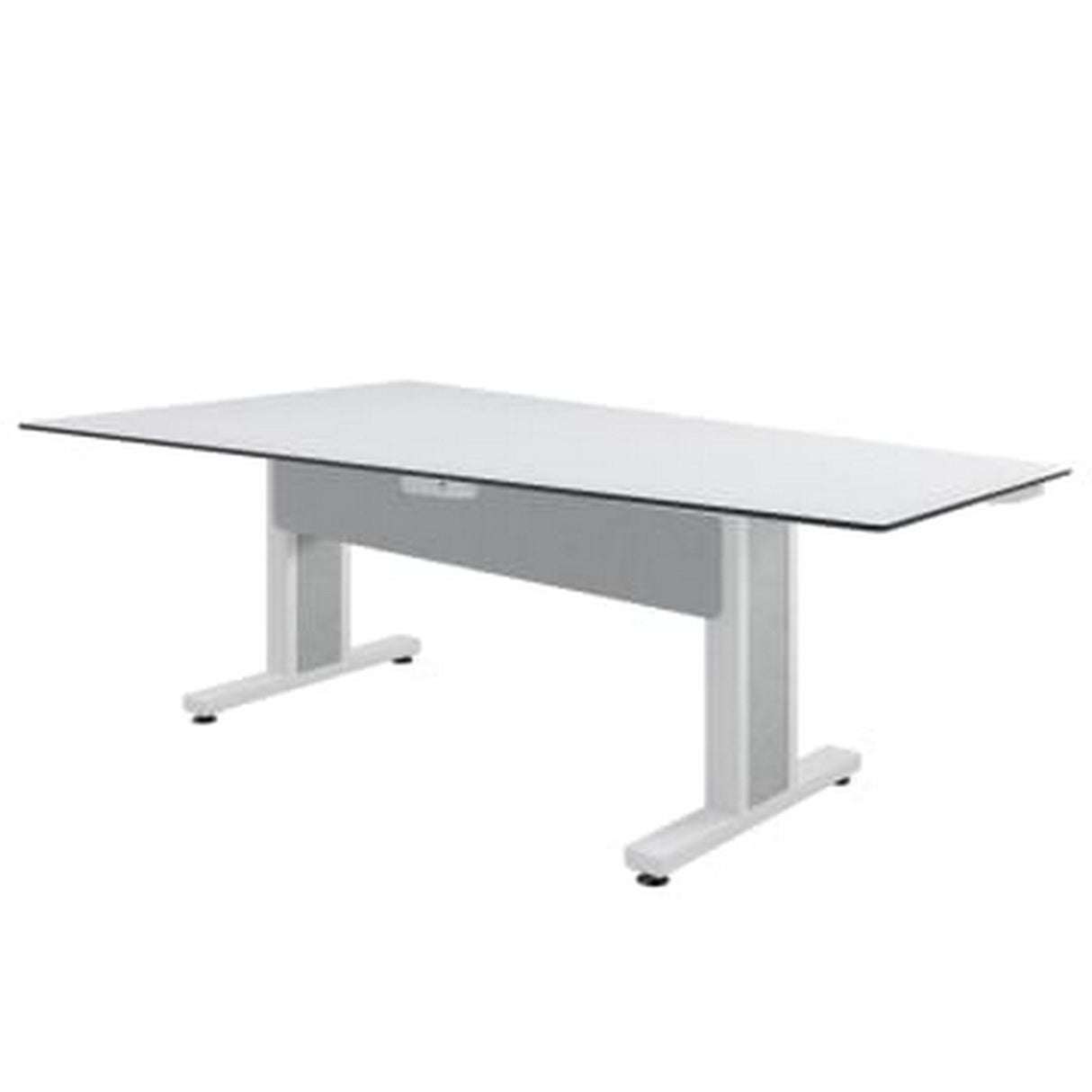 Middle Atlantic TBL-ANG-5P-SH-WW Forum 5 Person Angle Table Seated Height Light Finish 30 Inches