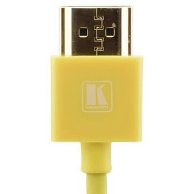 Kramer C-HM/HM/PICO/YL-10 10 Foot Ultra Slim High Speed HDMI Cable Yellow
