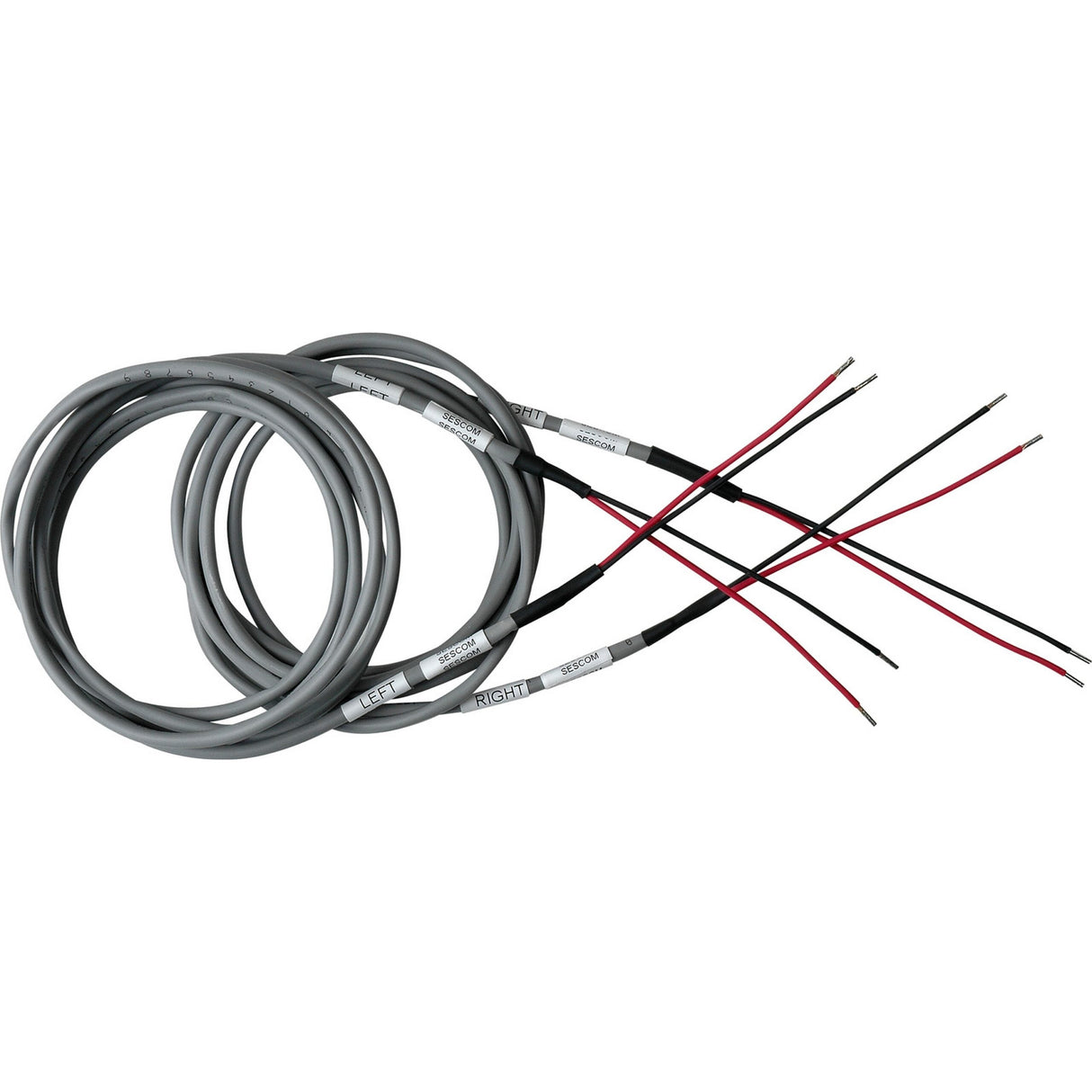 Sescom SES-SPKR-WIRE-06 High Quality Stripped and Tinned Speaker Wire Pair 6 Foot