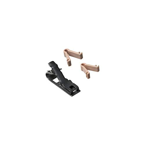 Sennheiser MZQ222-NI Dual Post Tie Clip for MKE Platinum MKE2 MKE102 and MKE 104 Nickel