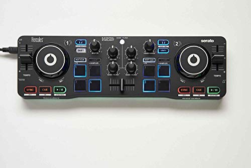 Hercules DJControl Starlight DJ Compact Controller with Built-in Sound Card for Serato (Used) - used