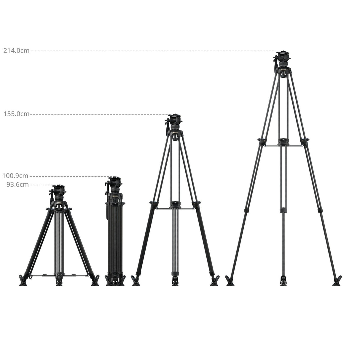 SmallRig 5580 FSD16 FreeSpeed Heavy-Duty Carbon Fiber Tripod