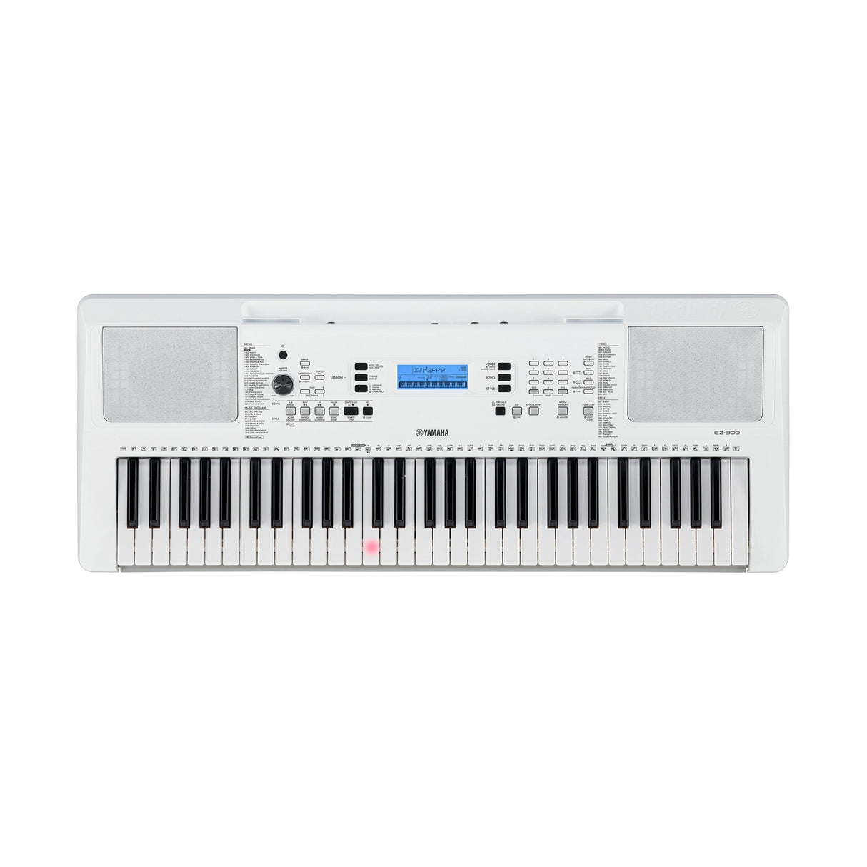 Yamaha EZ300AD 61-Key Touch Sensitive Portable Keyboard with PA130 Power Adapter