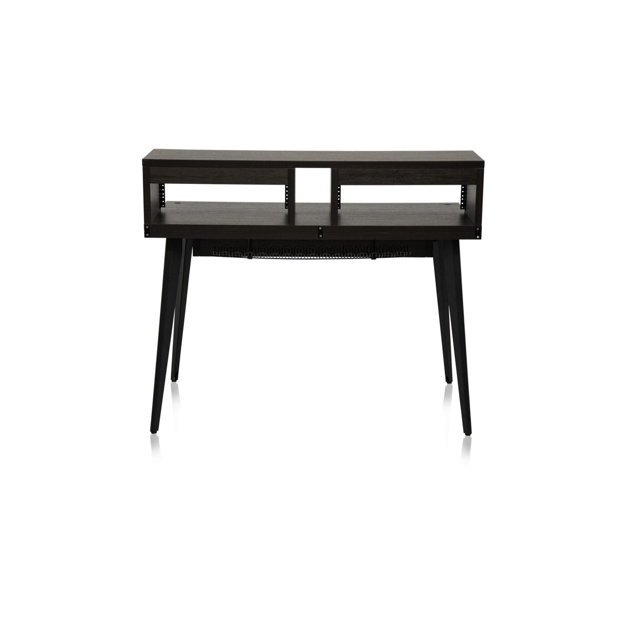 Gator GFW-ELITEDESK-BRN Elite Series Furniture Desk Walnut Brown Finish