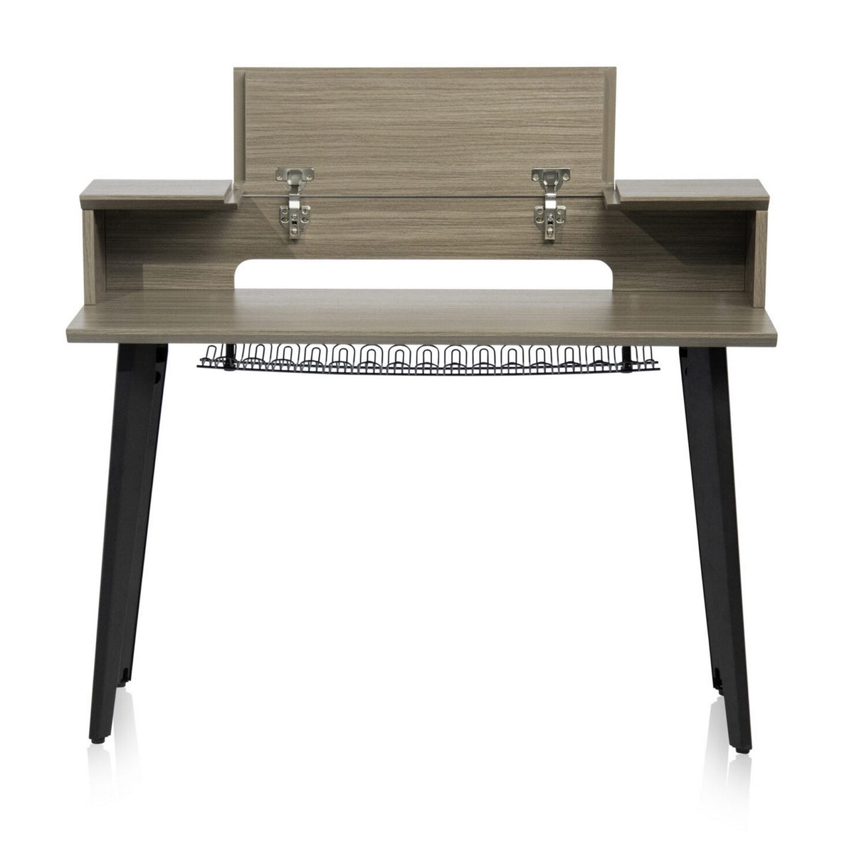 Gator GFW-ELITEKEYTBL61-GRY Elite Series Furniture for 61 Note Keyboard Driftwood Grey Finish
