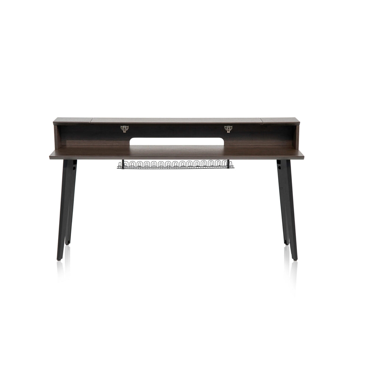 Gator GFW-ELITEKEYTBL88-BRN Elite Series Furniture for 88 Note Keyboard Walnut Brown Finish